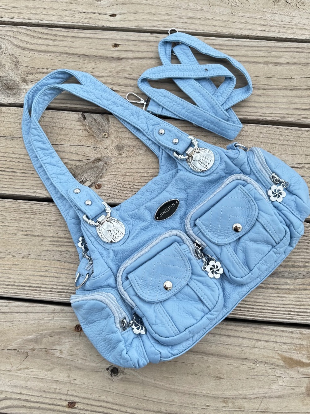Jingpin blue bag